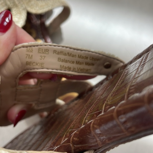 Sam Edelman Beckie Raffia Slip-On Mule Sandal, Size 7 - Picture 4 of 4